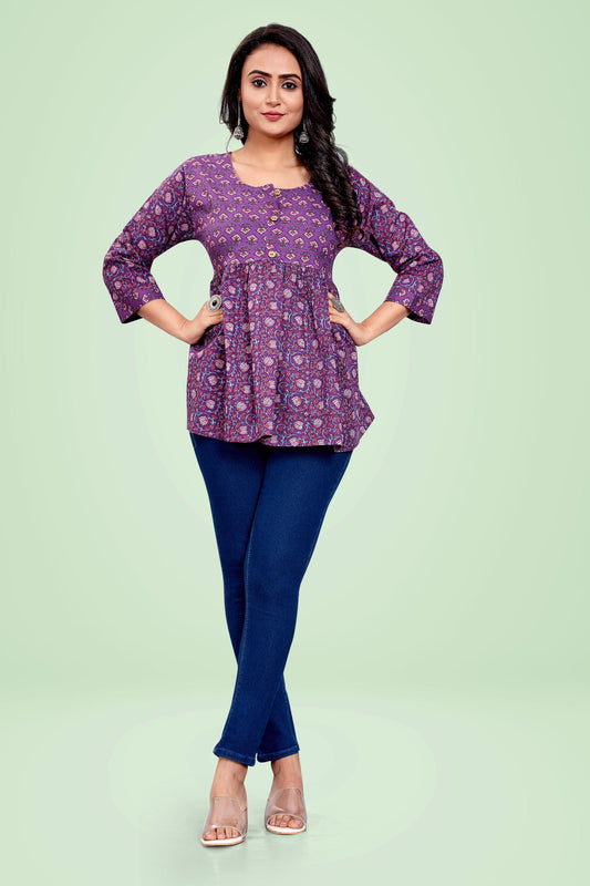 Tunic top Short kurtis, style choice for all occasions - Ekisha