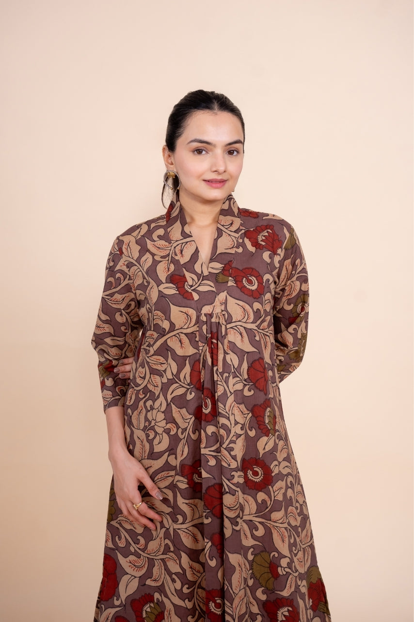 Multicolor Women Printed Pure Cotton Co-Ord Set , front view 2